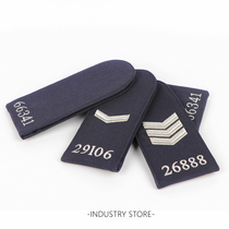 Hong Kong HKP Shoulder Chapters Souvenirs Handicraft Collection Items Open And Open Embroidery Zhang Booking the PTU CTRU