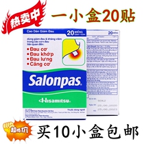 Japan Famous Brand SALONPAS Vietnam Salomon Pax 20 Packs of Plaster