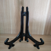 Plate Bracket Tabletop Pendulum base Plastic carriage Ceramic Sitting Tray Handicraft seat frame decorated frame Black shelf