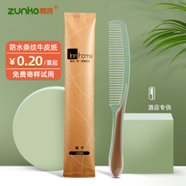Hotel B & B Combs Guest House Disposable Toilsses Wooden Comb Long Double Color Comb Small Comb