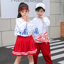 Performance Clothing Street Dance Team Costume Graduation Photos Suit Childrens Cheerleading and Hip Hop Costume for primary and middle school students 61 performances