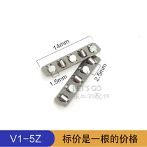 V1-5Z stainless steel roller cage Cross rail row Cross rail roller roller strip holder