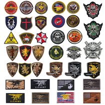 Embroidered armband US badge movie peripheral personality Velcro medal military fans camouflage clothing package decoration subsidy