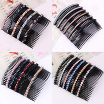 Bang hairclip back of the head hair comb plug comb pressure hair hoop net red 2021 new hair card broken hairclip headdress women