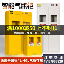 All-steel explosion-proof gas bottle cabinet safety cabinet laboratory double bottle gas tank acetylene nitrogen hydrogen cylinder storage cabinet