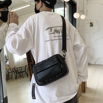 Tooling bag Japanese small satchel men casual PU leather leather shoulder bag autumn and winter 2020 new shoulder bag Tide brand