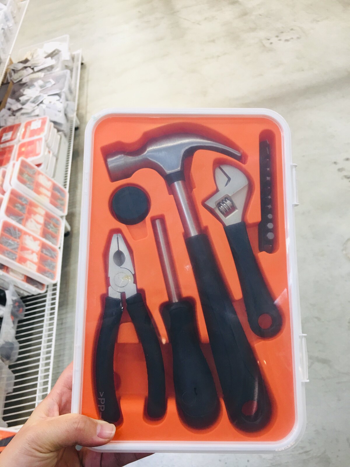 IKEA domestic IKEA Feksha IKEA 7-piece family tool set IKEA hammer tiger pliers