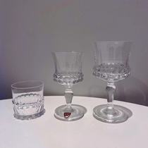 Nordic Orrefors Sweden Middle Silvia High Quality Crystal Wine Wine 70 s First Class with Signature