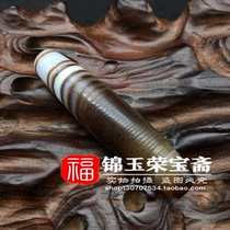 Authentic boutique old agate chalcedony (tangled silk sky eye Pearl) pendant pendant old material old old goods