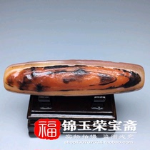 Natural to pure Treasure old goods Old agate (tangled silk heavenly eye dzi) Ming and Qing Dynasty pendant pendant Old objects