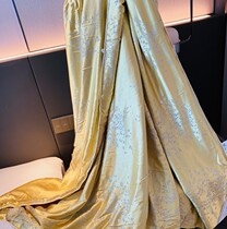 THEWOW light and luxurious 100 mulberry silk padded with long silk for 3 kilos quilted by summer and quilted by the goon satin jacquard quilt