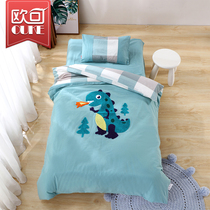 Kindergarten quilt three-piece bedding nap bedding bed cotton quilt cover containing core spring and summer 6 sets