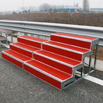 Step mobile frame demolition stand stand wedding student hall chorus stand custom raised concert hall bench iron frame