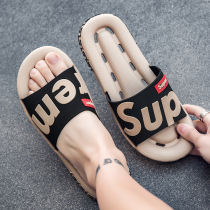 Stompers Slippers SLIPPERS FOR MALE SUMMER HOME LOVERS COOL TOWED ANTI-SLIP FOR TUGGING OUTDOOR WEARING BOOMER FASHION CASUAL SANDALS