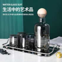 Nordic Creative High Face Value Cool Water Pot Suit Net Red Cold Water Pot Cup Suit Large Capacity Juice Cup Home Dress