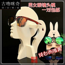 Portrait sunglasses shelf display stand window counter fashion creative props decoration display head mold