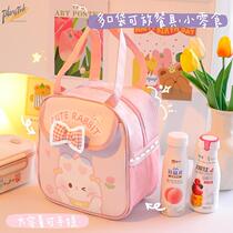Student Lunch Box Bag Insulated Bag Carry-on Large Capacity Lunch Bag With Rice Aluminum Foil Thickened Lunch Waterproof