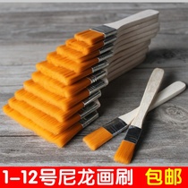  Nylon brush cleaning small brush Industrial board brush row brush Oil painting brush Brush Paint brush dust removal barbecue brush