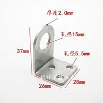 Button lock pry iron piece buckle door 38mm iron lock door straight nose right angle box mm buckle buckle iron buckle welding