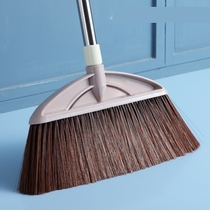 Broom household broom non-stick hair combination set long handle without bending over large large dustpan broom single