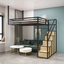 loft duplex aerial loft bed saving space elevated bed apartment high and low bed small apartment children under empty single upper floor