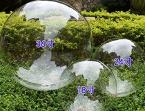 Net red round transparent bobopi birthday gift balloon rose bouquet material wedding decoration bobopo ball leather