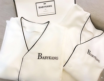 Skin manager work clothes summer thin clothes women Korean middle sleeve beauty tattoo embroidery Hospital short sleeve set customization