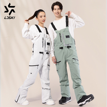 ldski ski belt pants mens and womens single double board ski pants slim fashion wear-resistant overalls outdoor equipment