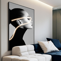 Art led lamp with figures Decorative Painting Modern Light Extravaganza Hanging Painting Living-room Sofa Floor Painting Minimalist Mural Painting