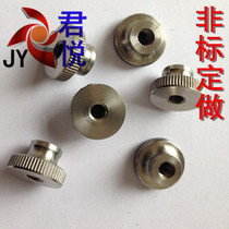 Stainless steel 304GB806 Knurled high nut Hand screw nut step screw nut M3M4M5M6M8M10M12