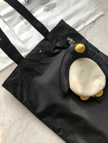 Synchronous 2000 simply exploding cute and versatile folding shopping bag waterproof shoulder bag pendant