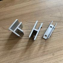  High-end glass clip aluminum clip 8-12mm Suitable for glass fixing clip glass holder punch-free aluminum alloy