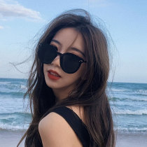 2021 new seaside female summer round face polarized sunglasses high-end anti-ultraviolet ins net red photo sunglasses