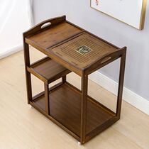 Tea table New Chinese tea cart Gongfu Tea Bubble Home Modern small tea Water cabinet Mobile with wheel Living room Boiling Water Pot 1