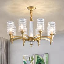 European-style compound villa bedroom restaurant crystal chandelier