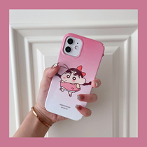 Gradient Crayon Shin-Chan glossy phone case rampage Nini Philin shell imd soft shell Apple Huawei customized