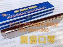 Yuquan Primary School dedicated harmonica Swan professional 28 hole polyphonic harmonica day art