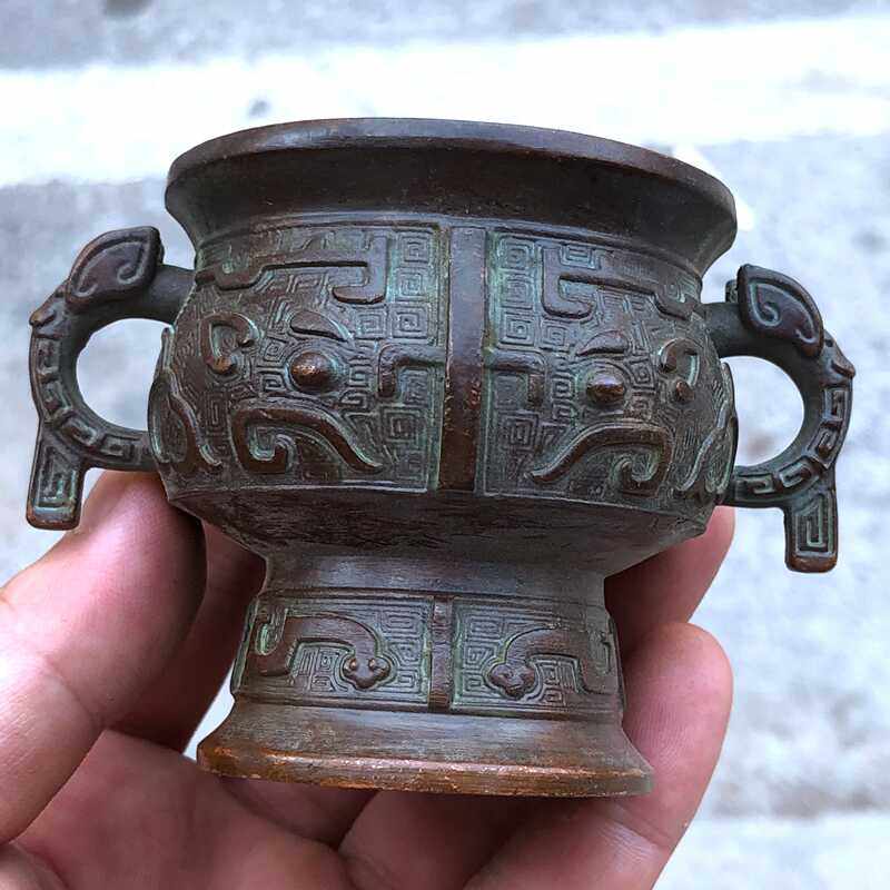 中国清時代　均窯大清乾隆年製香炉　木箱付　幅約17.5㎝　東Y7-1003☆2F 乾隆炉-乾隆炉促销价格、乾隆炉品牌- 淘宝