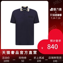 VERSACE JEANS Versace summer new lapel mens solid color polo shirt business casual T-shirt trend
