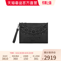 Philippe Plein mens classic letters logo rivet leather handbag handbags handbags handbags