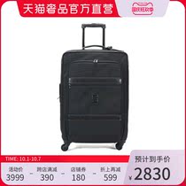 Longxiang Men and Women Neutral Fabric Medium Roller Portable Tartbox Luggage 1470080