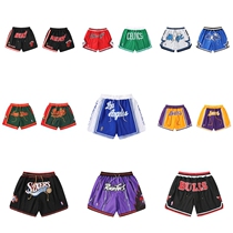 Roaring little eyes JustDon casual JD basketball shorts Lakers Heat Magic Bull James same style