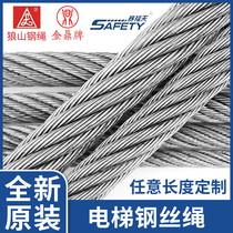 Elevator dedicated wire rope 10mm traction hemp core speed limiter 6 8 12 13 16 Kone Saifutian Jinding