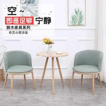 4s fashion simple reception negotiation table and chair reception cafe rest sales office Nordic light luxury sobering chair