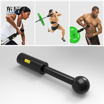 Dongji barbell swing single handle core explosive force training equipment accessories hard elongated handle fitness equipment