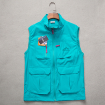 Outdoor sports quick-drying waistcoat ladies Korean spring summer single-layer thin multi-pocket vest breathable casual tooling vest