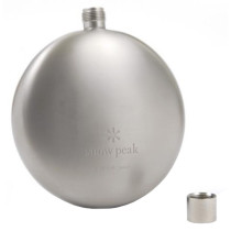 Snow Peak Titanium Curved Flask Snow Peak arc hip pot Titanium outdoor T-015