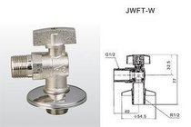 Emico brass large flow ball core triangle valve suitable for water heater right angle check valve 219 store