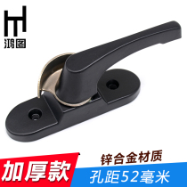 Thickened Crescent lock plastic latch Crescent lock aluminum alloy sliding doors and windows catch old-fashioned translation doors and windows hook