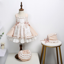 Girls dress high-end Spanish princess dress puffy Lorita dress baby birthday dress autumn and winter
